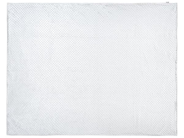 Tyngdtäcke Vit Polyestertyg 150 x 200 cm Prickigt Mönster Modern Design Sovrumstextil
