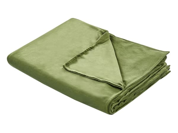 Tyngdtäcke Mörkgrön Polyestertyg 120 x 180 cm Enfärgat mönster Modern design Sovrumstextil