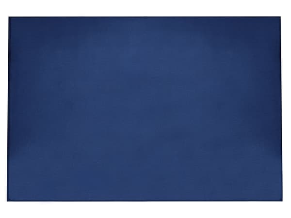 Vektteppe i marineblått polyesterstoff 135 x 200 cm Ensfarget mønster Moderne design Soveromstekstil