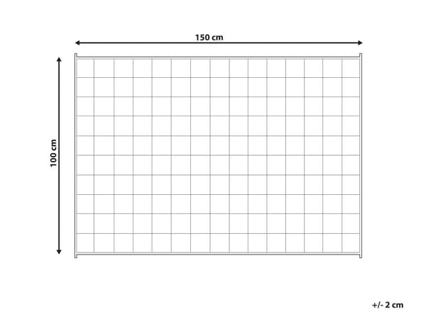 Veggdyne marineblå polyester glassperler 100 x 150 cm 4 kg enkelt dyne kledd