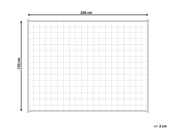 Veggdyne blå polyester glassperler 150 x 200 cm 9 kg enkelt dyne kledd