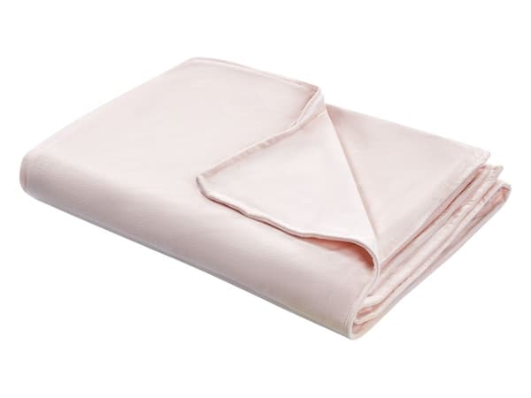 Vektdyne Rosa Polyester 120 x 180 cm Ensfarget mønster Moderne design Soveromstekstil Overtrekk
