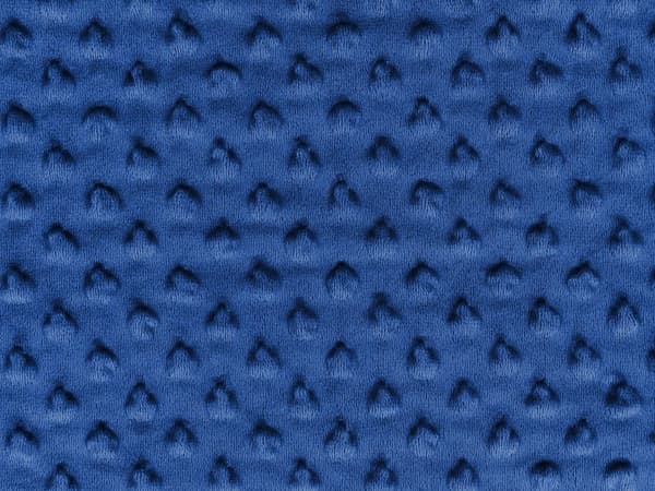 Vektteppe Marineblå polyesterstoff 100 x 150 cm Prikkete mønster Moderne design Soveromstekstil