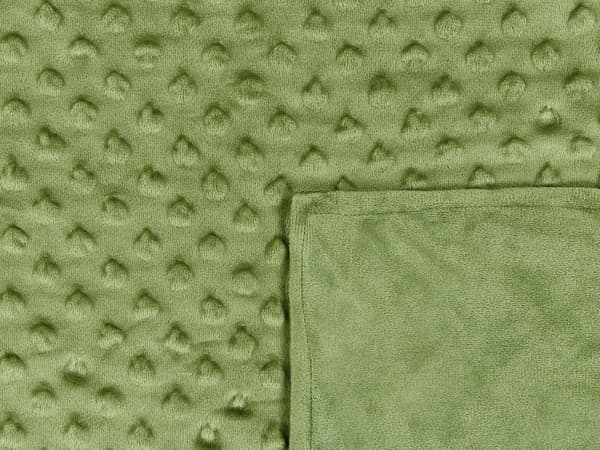 Vektteppe Grønt polyesterstoff 120 x 180 cm Prikkete mønster Moderne design Soveromstekstil