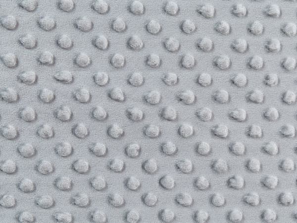 Vektteppe i grå polyesterstoff 100 x 150 cm prikkete mønster moderne design soveromstekstil