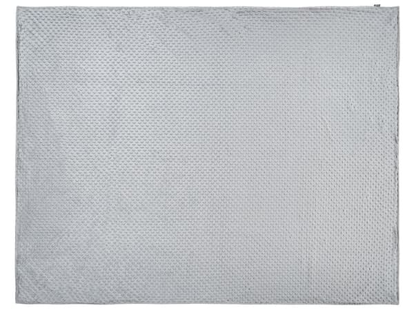 Vektteppe i grått polyesterstoff 150 x 200 cm Prikkete mønster Moderne design Soveromstekstil