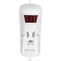 Miniatyrbild 4 av 4: Elfilt 130 x 180cm 10 Temperaturnivåer Timer 1-9 timmar Proficare WZD 3061180WGris v