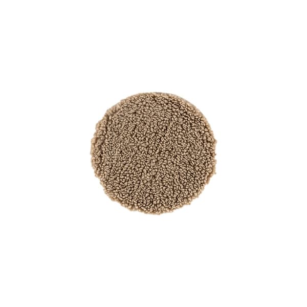 Katy stoltrekk Ø34 cm kunstskinn beige.