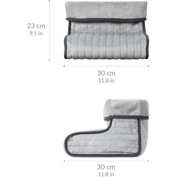 Medisana fotvärmare - Ultrasoft - 6 temperaturnivåer - timer - tvättbar - oeko-tex certifierad - värmer och lindrar