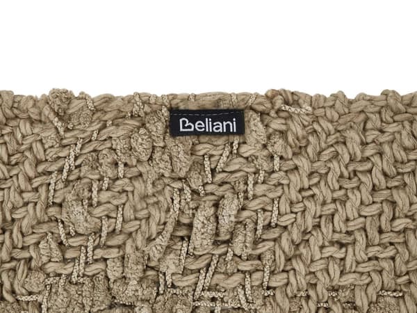 Teppe i Taupe Bomull og Akryl 150 x 200 cm Vevd Sengeteppe med Dusker Sengeteppe Overtrekk