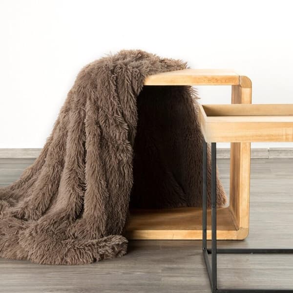 PLÄCKE D91 TIFANY 1 150 X 200 CM MÖRK BEIGE