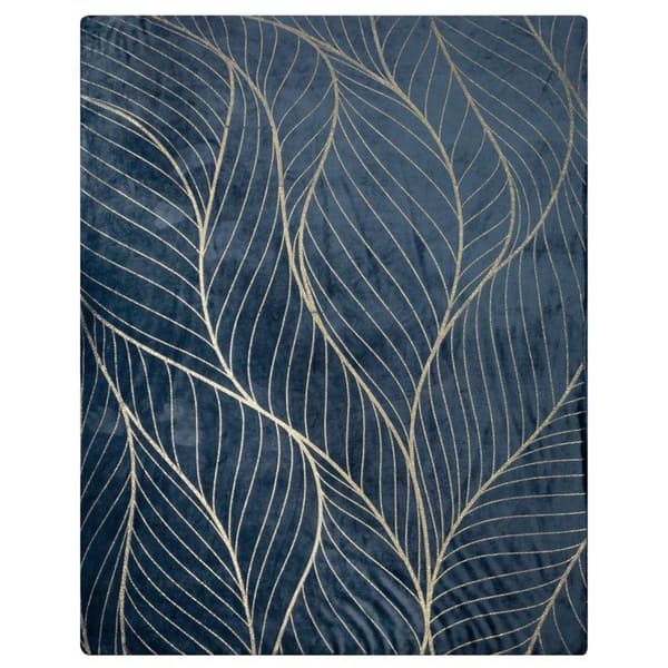 LOTUS TÆPPE 2 150 X 200 CM MARINEBLÅT