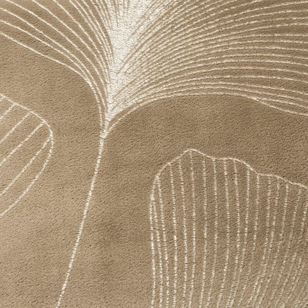 GINKO1 TÆPPE 150 X 200 CM MØRK BEIGE