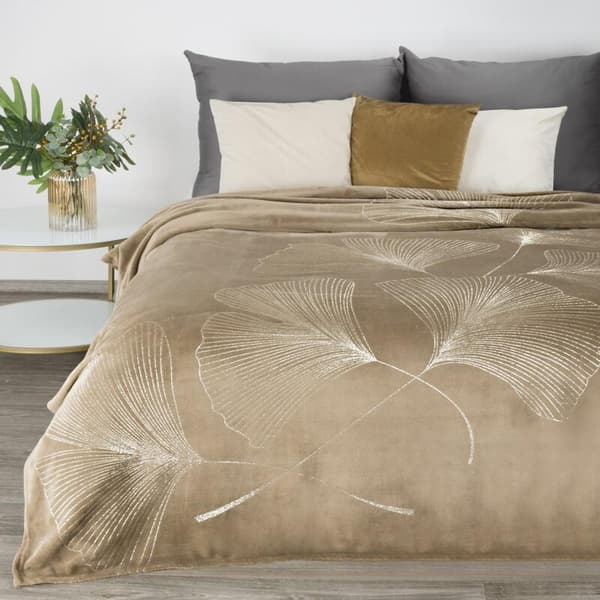 GINKO1 TÆPPE 150 X 200 CM MØRK BEIGE