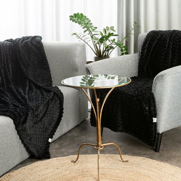 PLÄCKE D91 CINDY6 70 X 160 CM SVART
