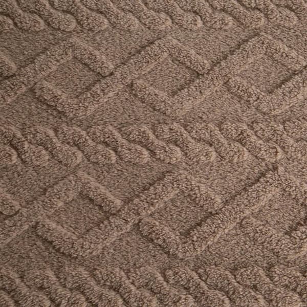 PLÄCKE D91 FLÄTA 200 X 220 CM BEIGE