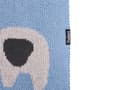 Miniatyrbild 6 av 8: Barnfilt Blå Bomull 130 x 180 cm Säng Överkast Mysig Elefant Mönster Sovrum Barnrum Modern Design