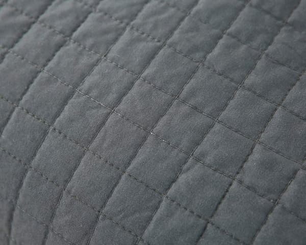 Rootz Vendbart Sengetæppe - Sofatæppe - Polyester - Åndbar - Alsidig - Mørkegrå - 360 g/m² - 1 cm Kant - 150 cm x 200 cm