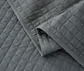 Miniatyrbillede 5 af 10: Rootz Vendbart Sengetæppe - Sofatæppe - Polyester - Åndbar - Alsidig - Mørkegrå - 360 g/m² - 1 cm Kant - 150 cm x 200 cm
