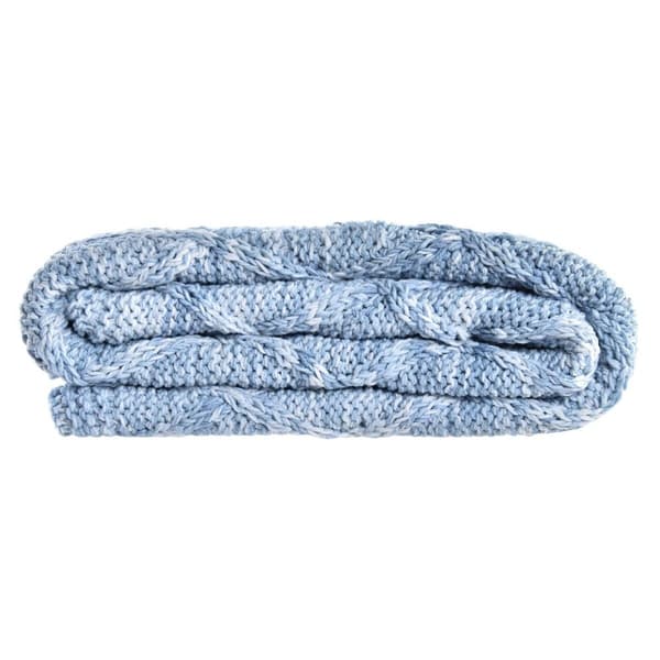 Skötbädd DKD Home Decor Blå Himmelsblå 150 x 125 x 1 cm (2 antal)