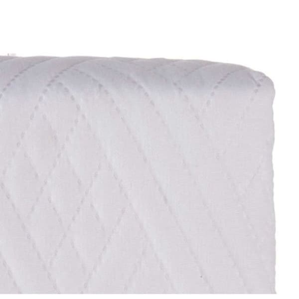 Sengetæppe med to sider 240 x 260 cm Hvid (6 enheder)