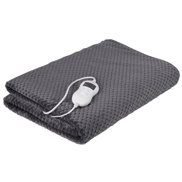 Elektrisk sängvärmare 150x100cm 8 timer temperatur Tvättbar 60 W 60W Camry CR 7416 Grå