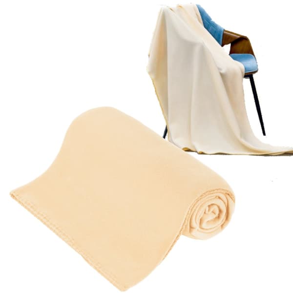 Fleece tæppe 130x150 cm TEESA - creme