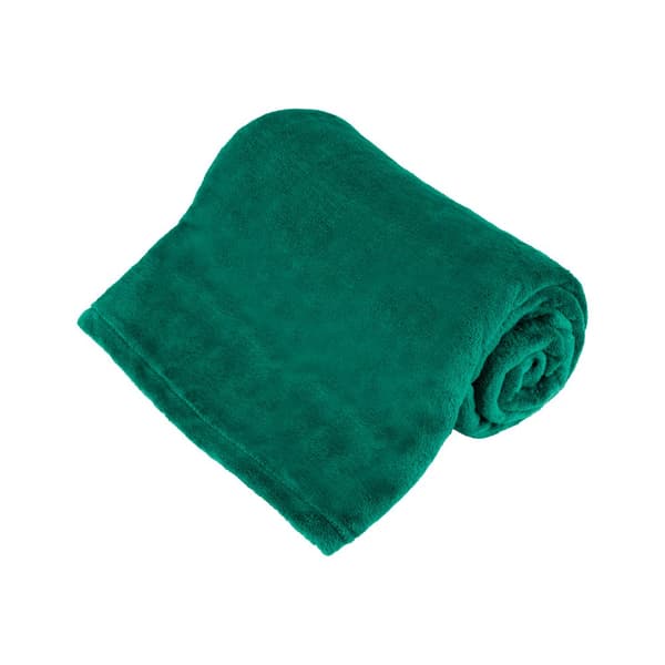 Fleece tæppe 150x200 cm TEESA - grøn