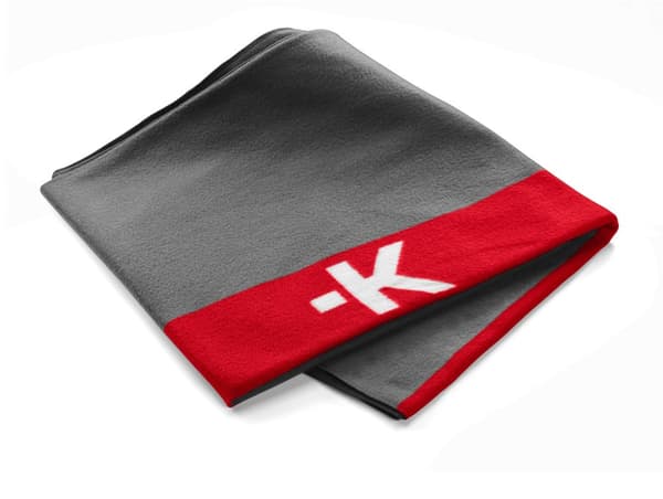 Travel Blanket - Dark Gray/Red