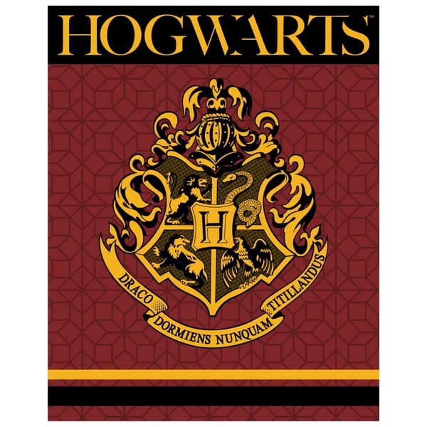 Fleecefilt Harry Potter Hogwarts 120x150cm