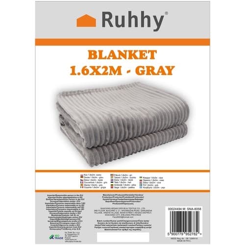 Dubbelsidig Filt - 1,6x2m