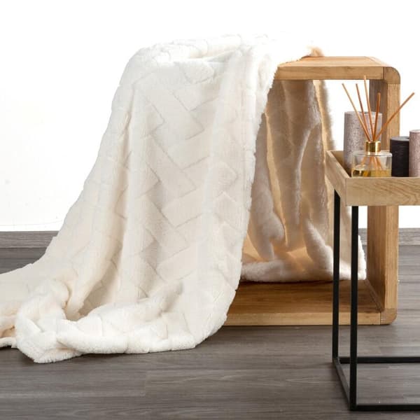 TÆPPE D91 CARO 170 X 210 CM CREME