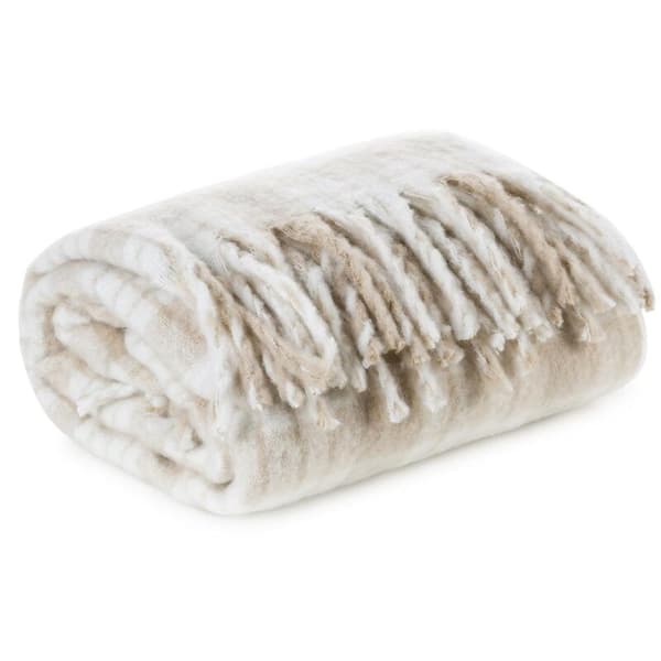 MOHAIR TÆPPE 8 130 X 170 CM BEIGE
