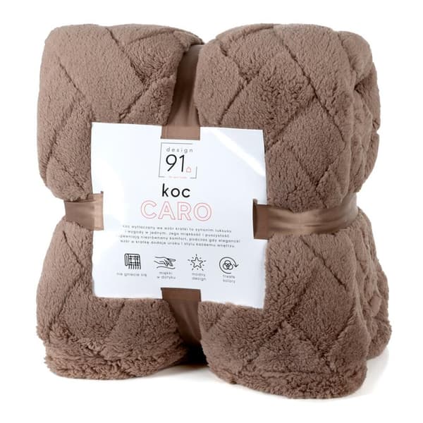 TÆPPE D91 CARO 70 X 160 CM MØRK BEIGE