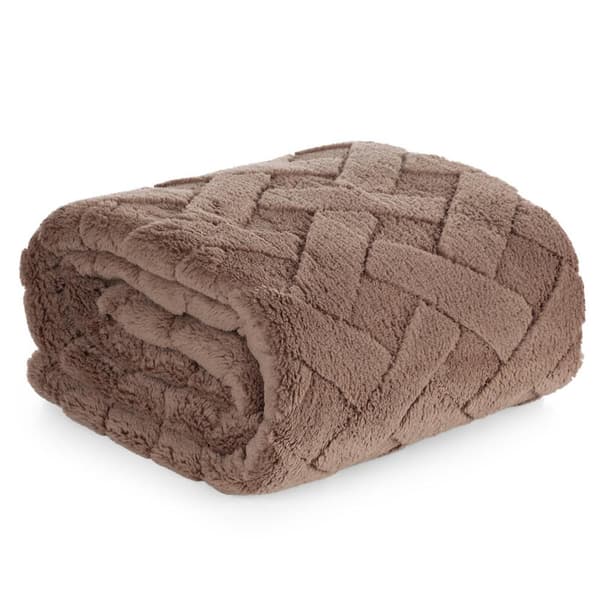 TÆPPE D91 CARO 70 X 160 CM MØRK BEIGE