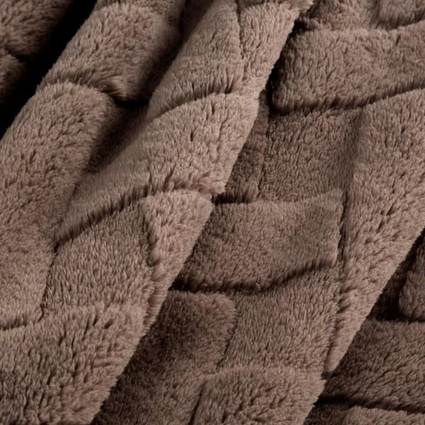 TÆPPE D91 CARO 70 X 160 CM MØRK BEIGE