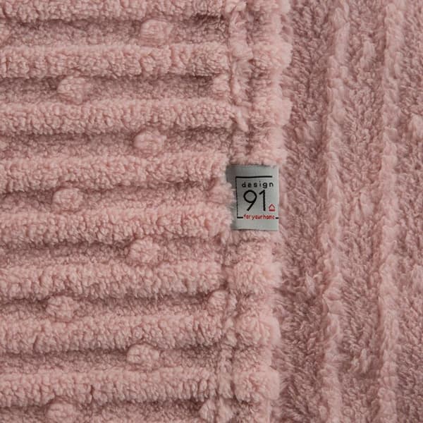 TÆPPE D91 RÆV 150 X 200 CM PULVER PINK