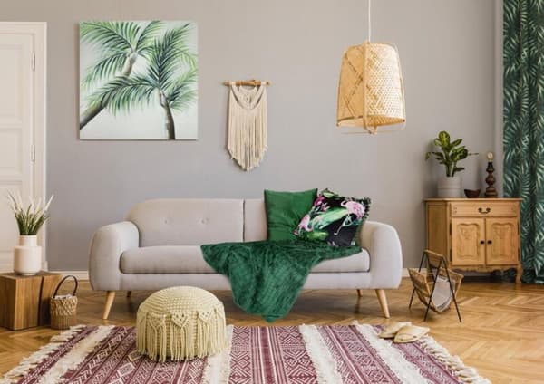 TÆPPE D91 CINDY2 170 X 210 CM GRÅ