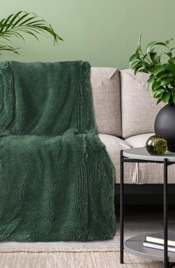 TÆPPE D91 TIFFANY 150 X 200 CM MØRKEGRØN
