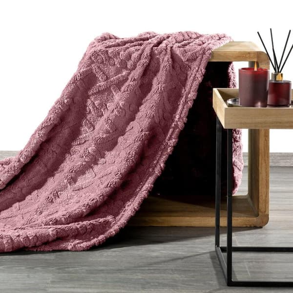 TÆPPE D91 FLET 200 X 220 CM PULVER PINK