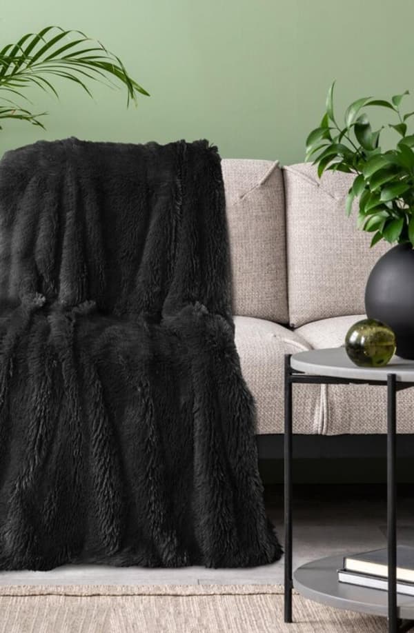 PLÄCKE D91 TIFANY 1 150 X 200 CM SVART