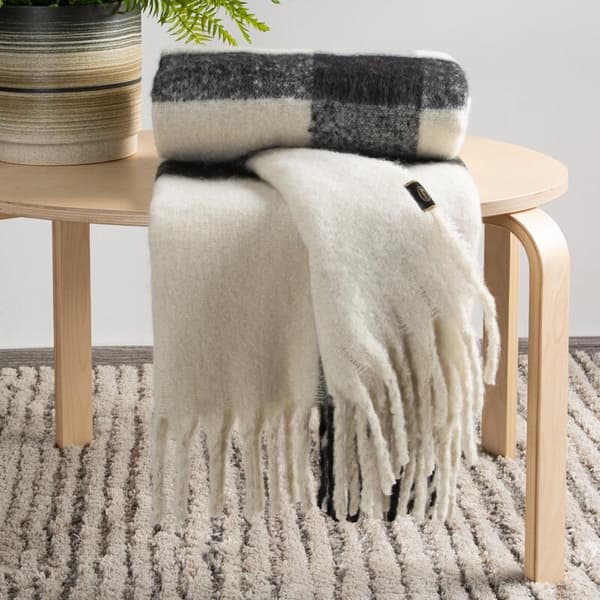 MOHAIR TÆPPE 7 130 X 170 CM SORT