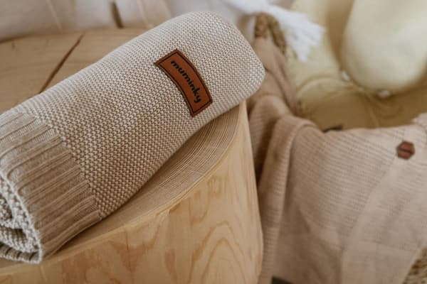Bambustæppe Beige 100x80