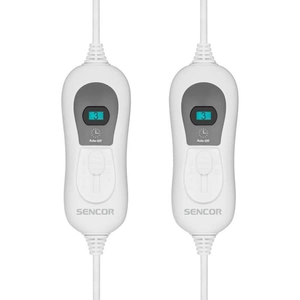 Elektrisk filt - SENCOR - SUB 2700WH - 120 W - 3 temperaturer - Vit