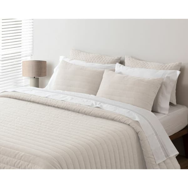 Sengeteppe (dyne) Pierre Cardin LINO Beige Seng 180 270 x 270 cm