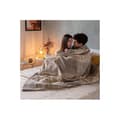Miniatyrbild 5 av 6: Värmefilt - Dreamland - Indulgent Days XL - 180x140cm - Tartan Beige