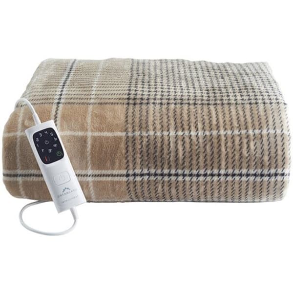 Värmefilt - Dreamland - Indulgent Days XL - 180x140cm - Tartan Beige