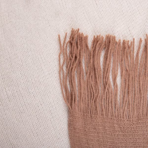Peitto | SUOMAlaiset | ombre pehmeä beige hapsuilla | 130x170cm | 727900