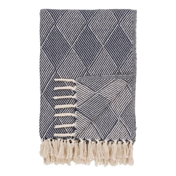 Rootz Izmir Plaid -heito - viihtyisä viltti - pehmeä heitto - lisää väriä ja lämpöä - 130 cm x 180cm x 0,5 cm
