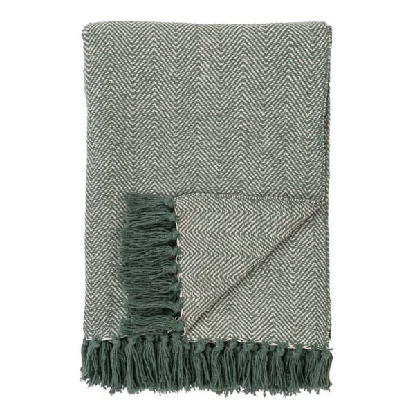 Rootz Cort Plaid Throw - Filt - återvunnen bomull - lägger till värme - 130x160 cm